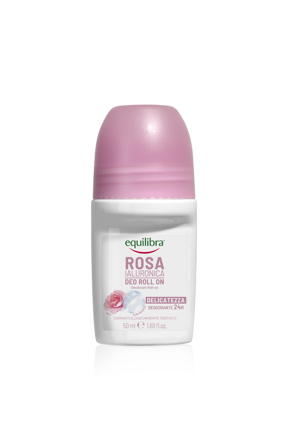 Różany dezodorant w kulce z kwasem hialuronowym 50 ml